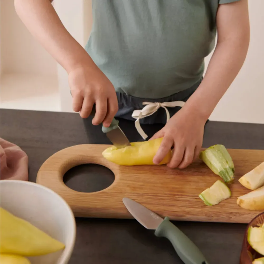 Liewood - Pertense Peeler & Knife Set - Whale blue