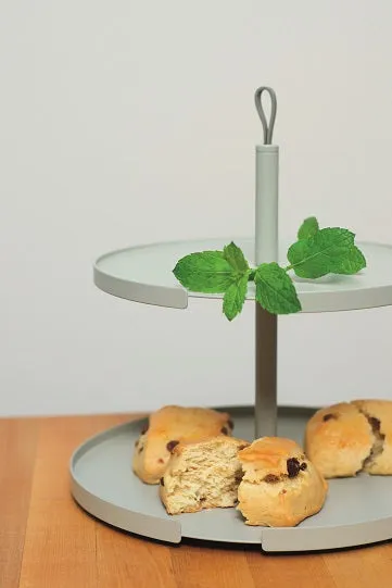 DesignBite Big Hug etagère / cakestand 2 levels grijs