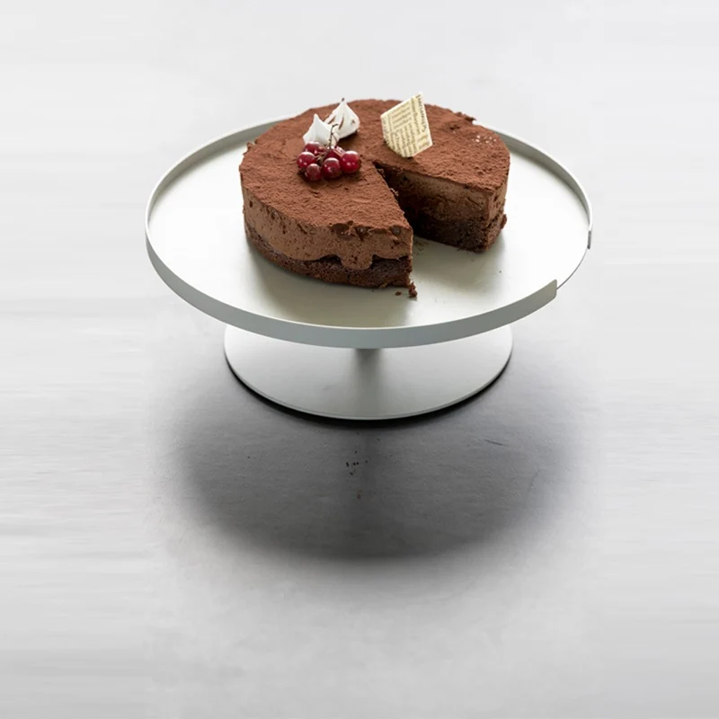 DesignBite Cake Stand - etagère 1 laags - taartstandaard grijs