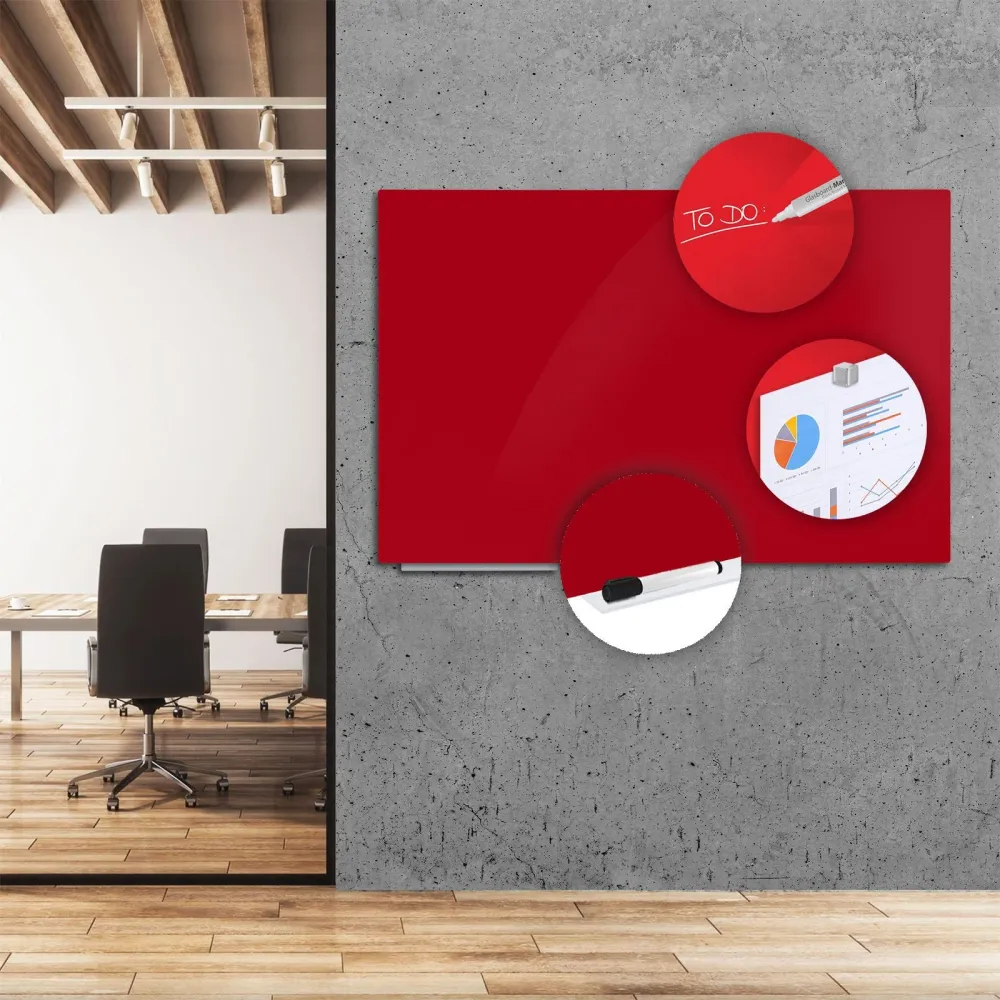 Magnetische glassboard | 3 maten | 2 kleuren F&W