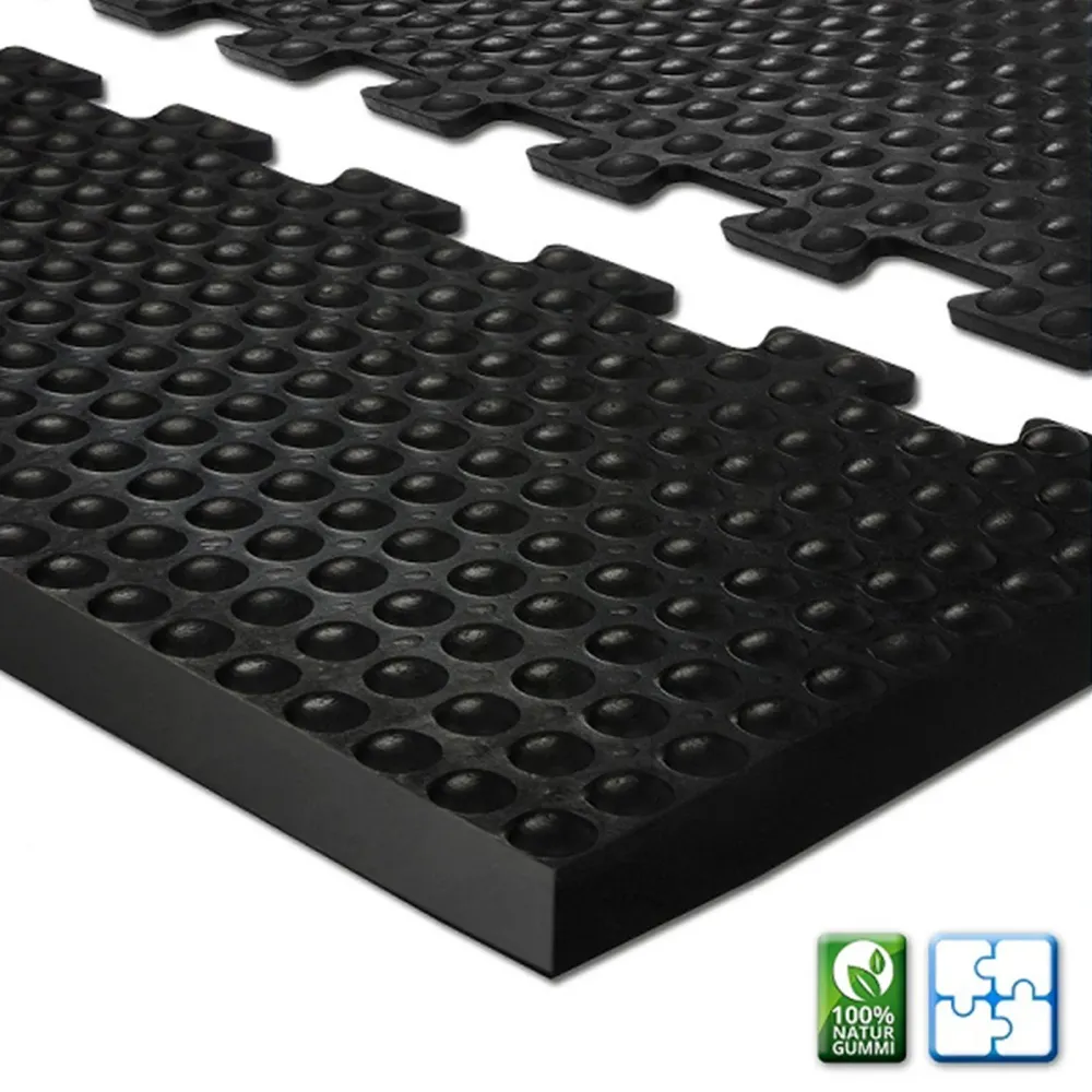 Noppen mat inhaaksystem | natuurlijk rubber