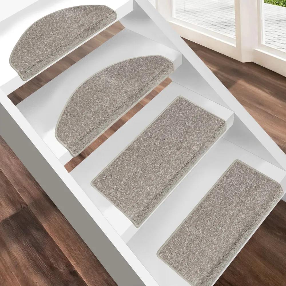 Velours trappen matten | Dynasty | halfrond rechthoekig | verschillende kleuren