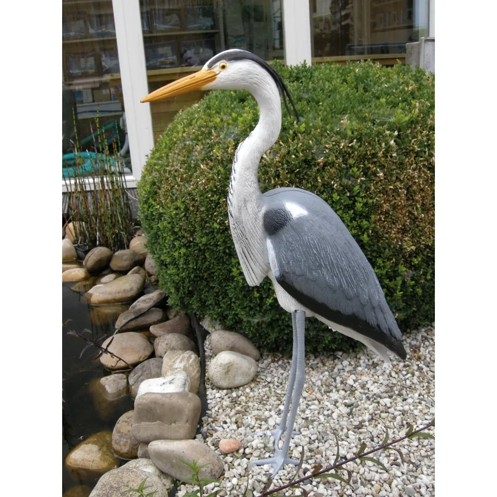 Dummy Heron 2 poten - Beeldje voor vijver - Effectief tegen reigers Ubbink