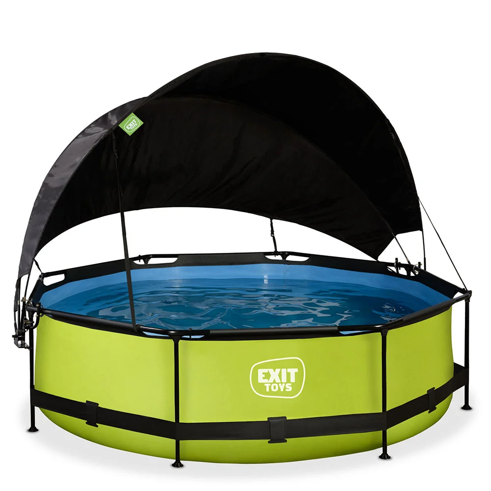 EXIT Lime 300x76 pool filter pump and awning - mosgroen