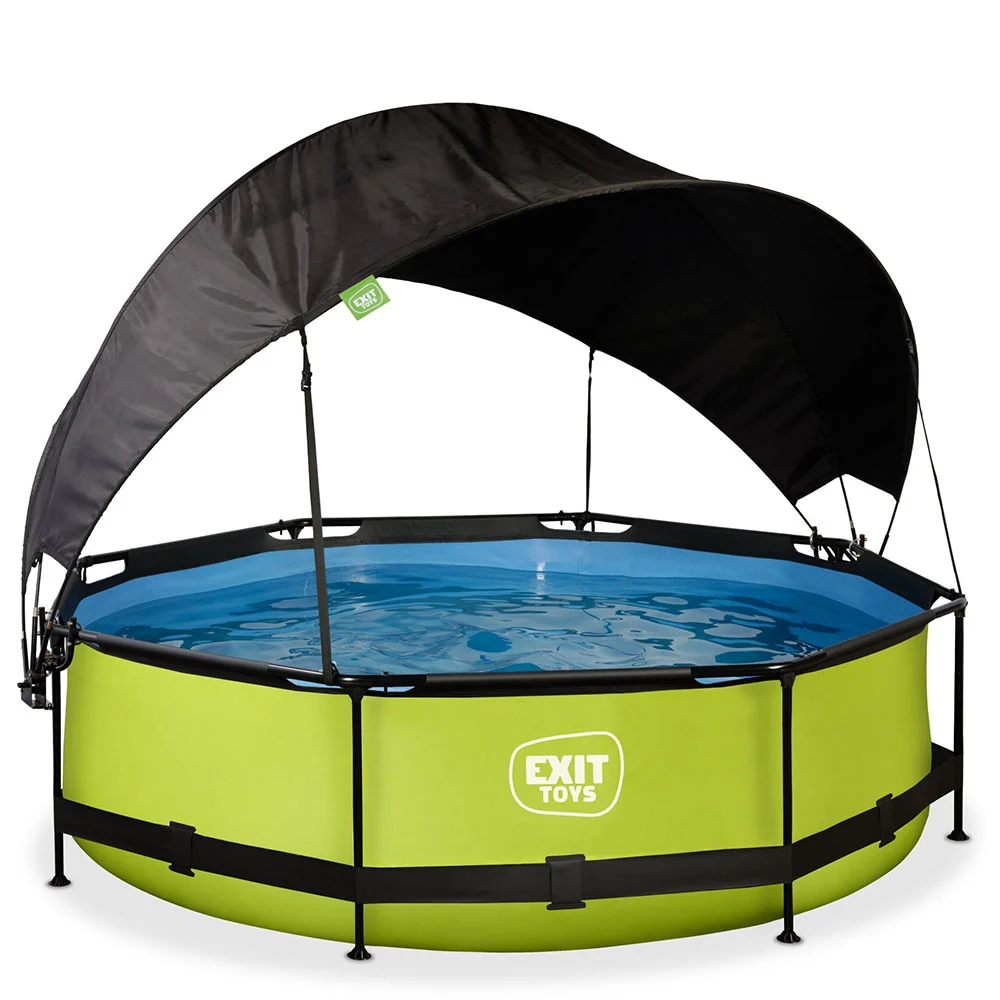 EXIT Lime 300x76 pool filter pump and awning - mosgroen