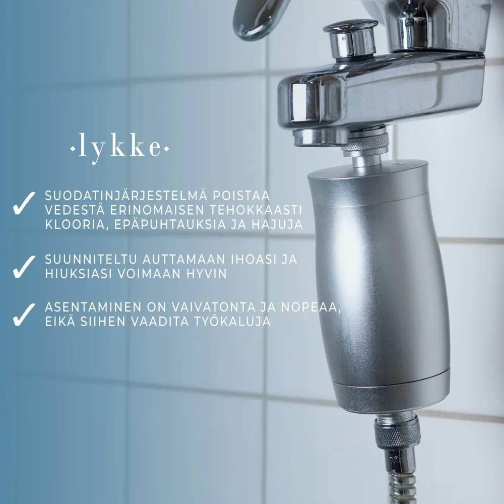Lykke Shower filter, kwikzilver