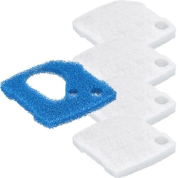 Set blauwe schuimkussens en eheim wadding - veel van 5 voor professionele 4+