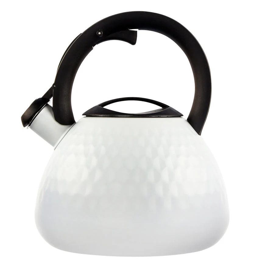 Altom Design Logan fluitketel RVS mat wit 2.7 Liter - ook geschikt voor inductie