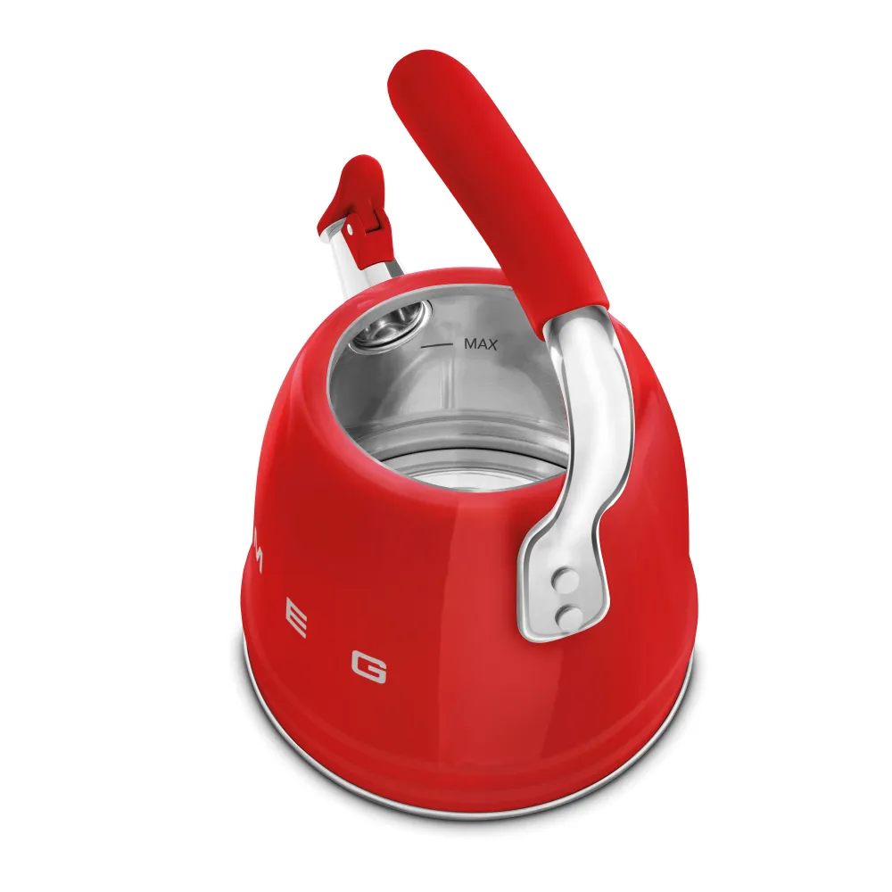 SMEG Fluitketel 2,3L 'Rood' WKF01RD