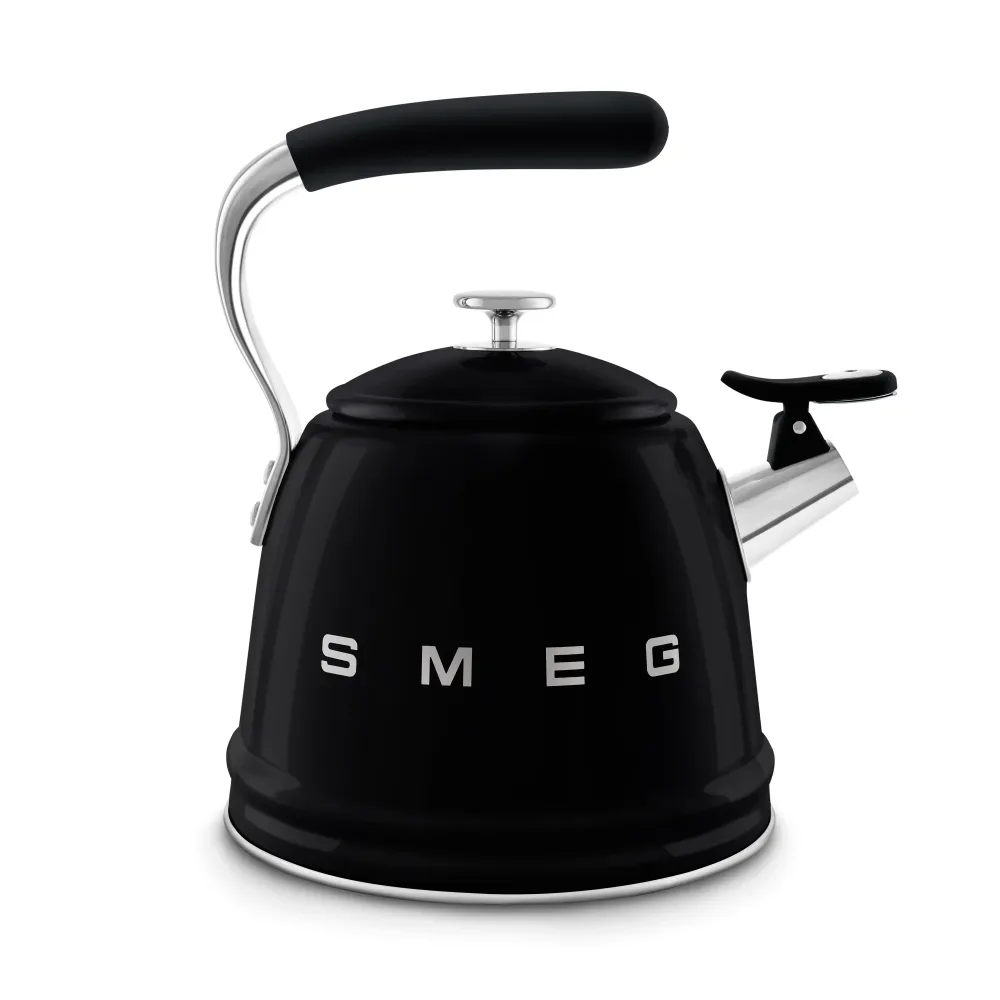 SMEG Fluitketel 2,3L 'Zwart' WKF01BL