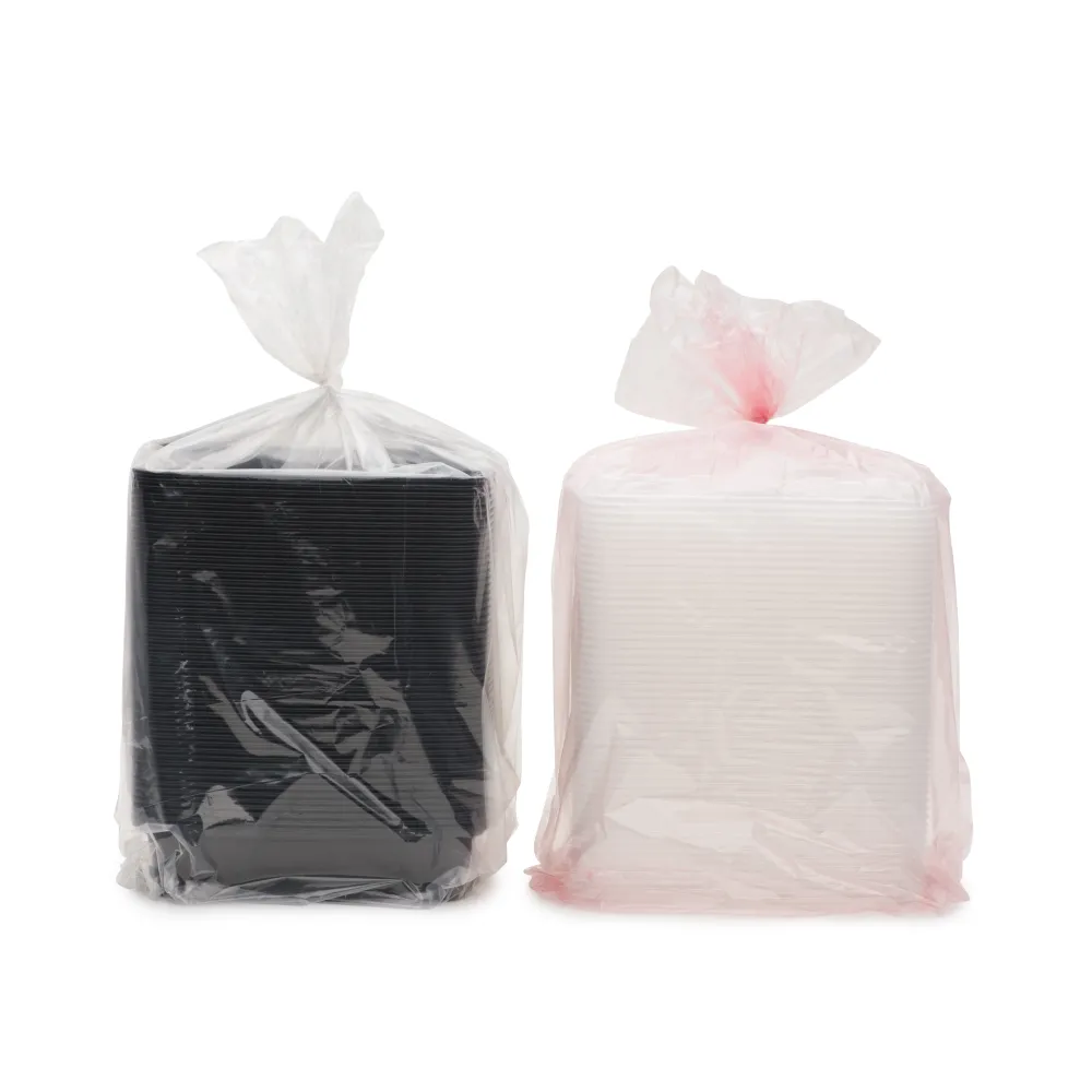 Cubeware Square 48 oz. Container Lid Black Vented Lid-100 Set-1/Case Cube Packaging