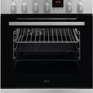 AEG CKB64415BM gasfornuis met gietijzer pannendragers