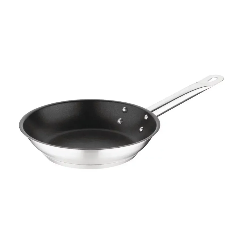 Vogue Platinum Plus anti-aanbak RVS koekenpan 20cm - VOGUE