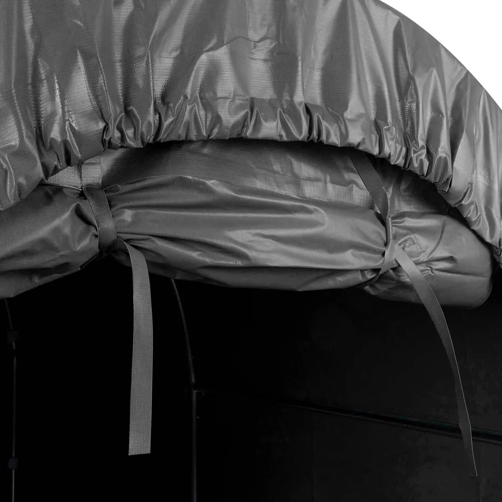 Fornorth Lichtgewicht Garage 1.6x2.4m, dark grey