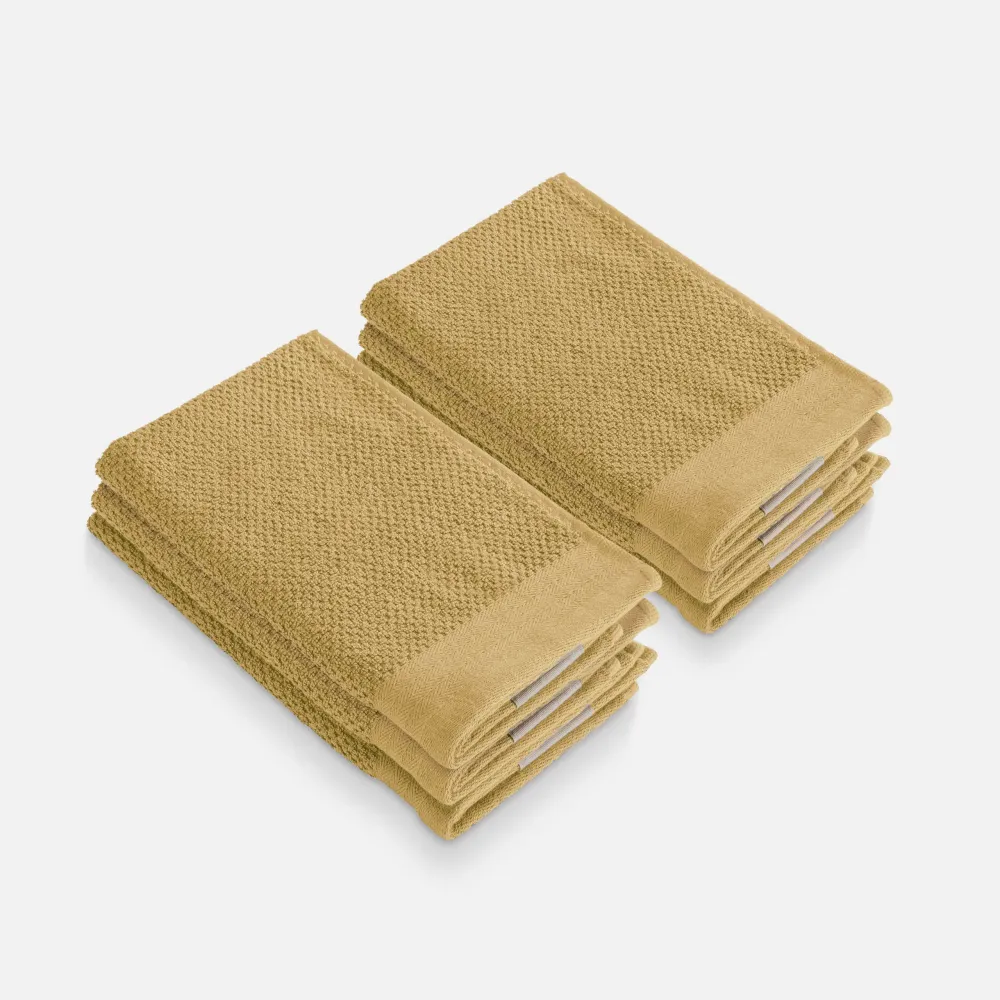 Gastendoekset Soft Cotton Popcorn set van 6 stuks Walra