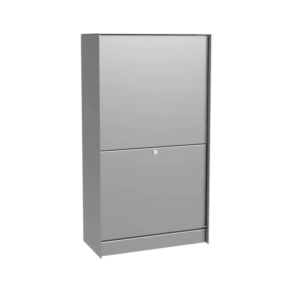 eSafe Dropbox Medium Pakketbrievenbus Blank aluminiumkleurig RAL 9006