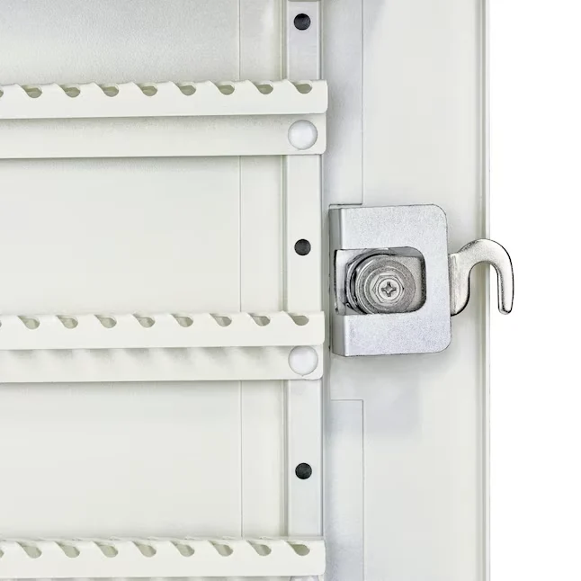 Mail Boss Key Boss High Security Locking Key Cabinet Parelmoer Drop Box - Wall Mount Key Safe Adjustable Shelves - Galvani...