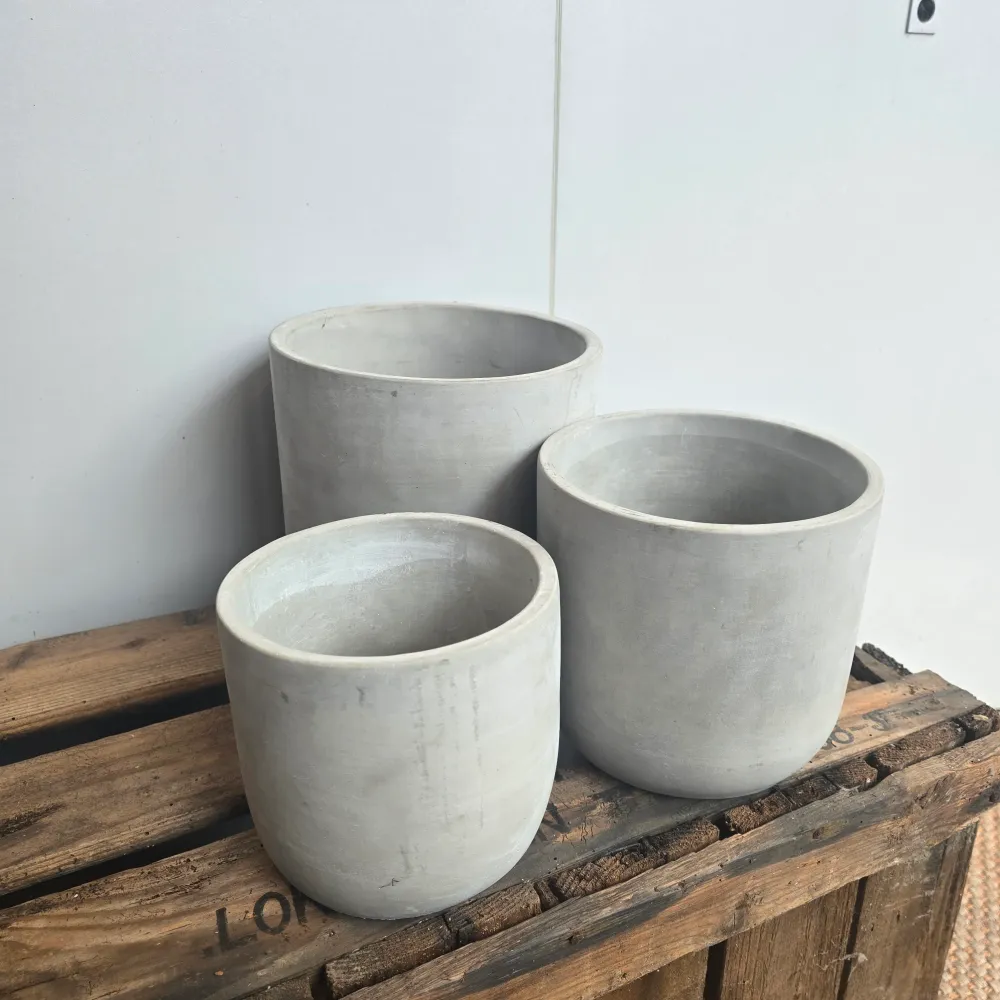 Pot licht cementkleur De Plantrekkers