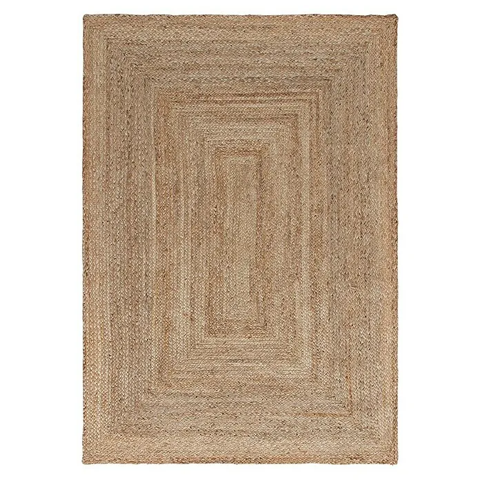 Vloerkleed Juta Frame - Beige, 160 x 230 cm