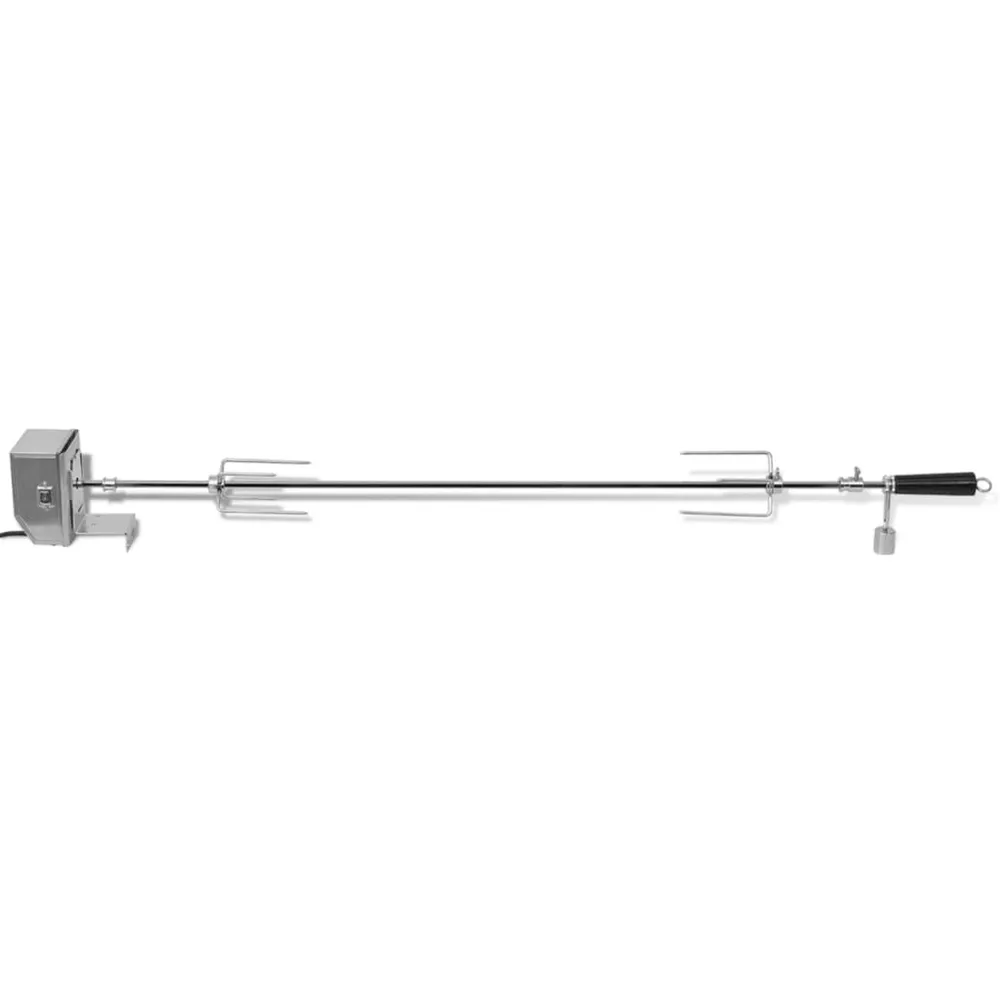 Lange BBQ Draaispit met professionele motor staal 1200 mm