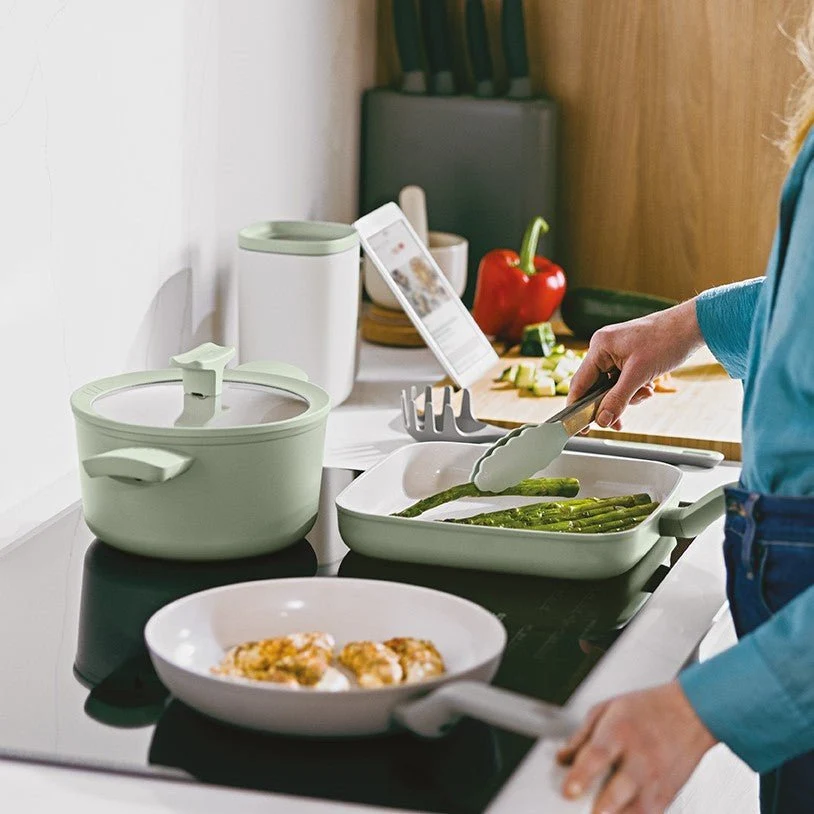 LEO Grillpan antikleef Balance Moonmist - Ø 28cm