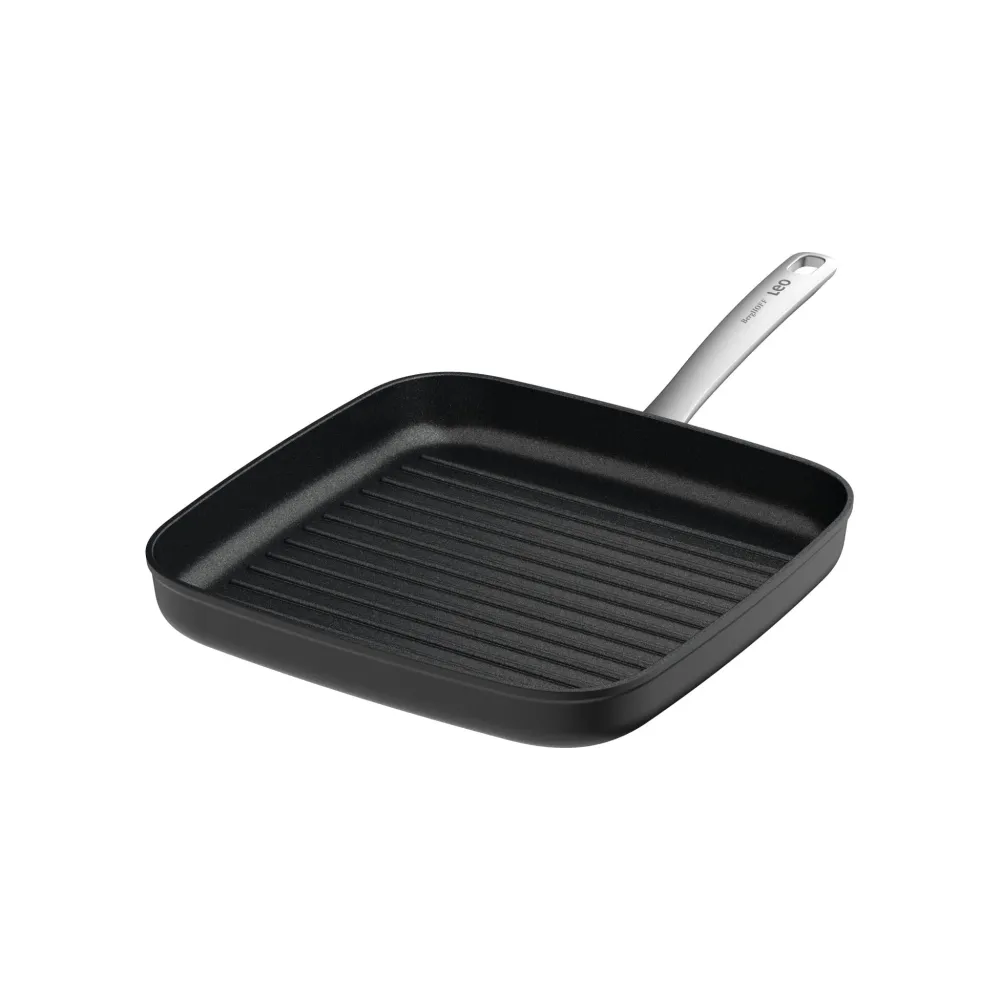LEO Grillpan antikleef Graphite - Ø 28cm
