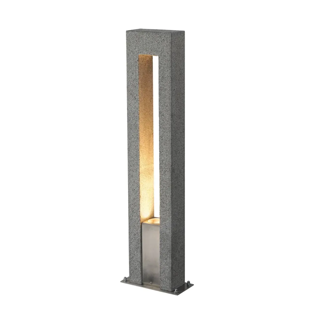 SLV Buitenlamp ARROCK ARC IP44 Grijs Gemaakt van Bamboe
