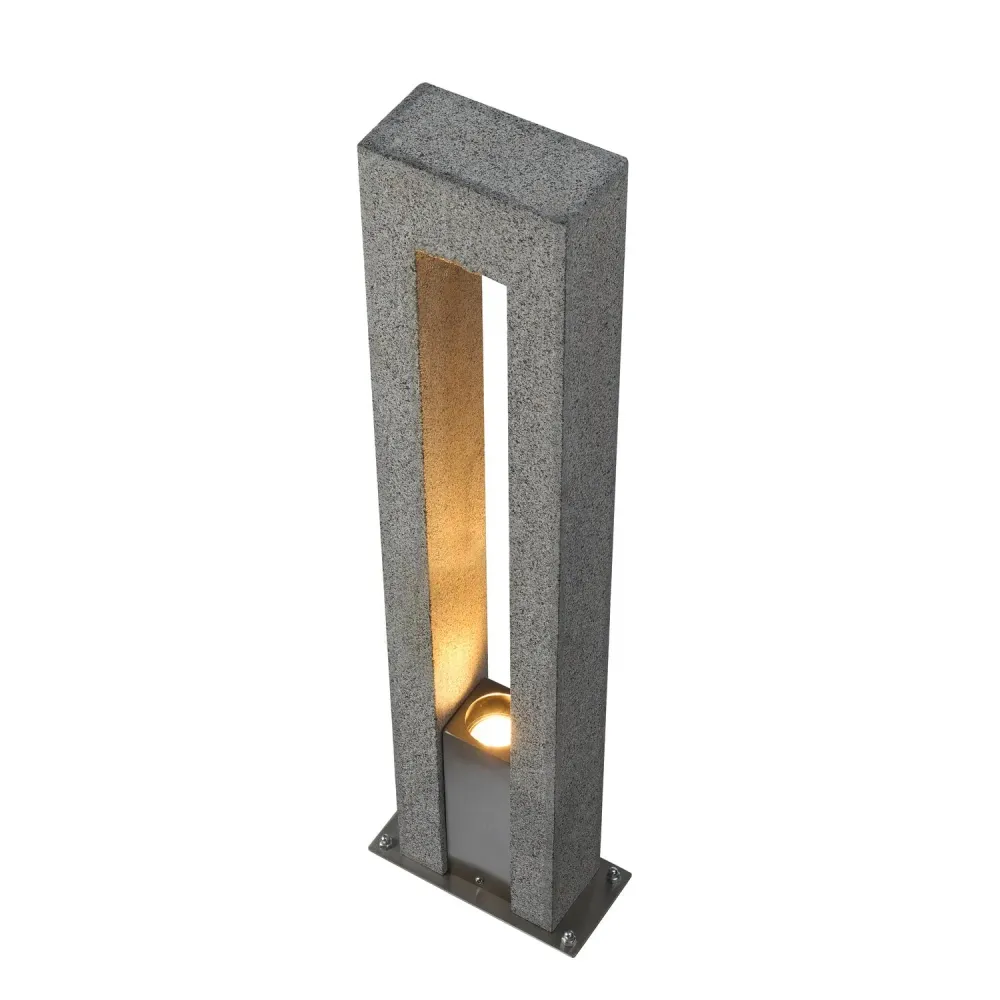 SLV Buitenlamp ARROCK ARC IP44 Grijs Gemaakt van Bamboe