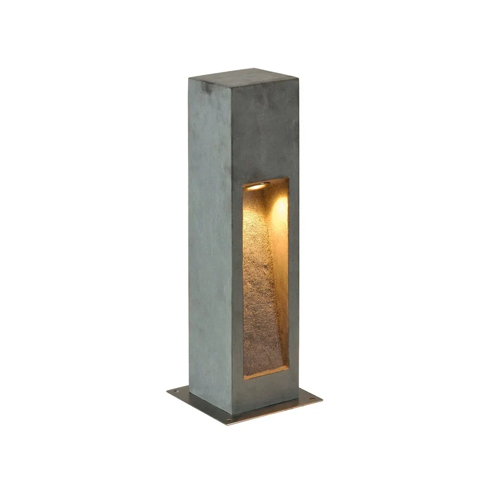 SLV Buitenlamp ARROCK STONE 50 IP55 Grijs | RVS | Hittebestendig