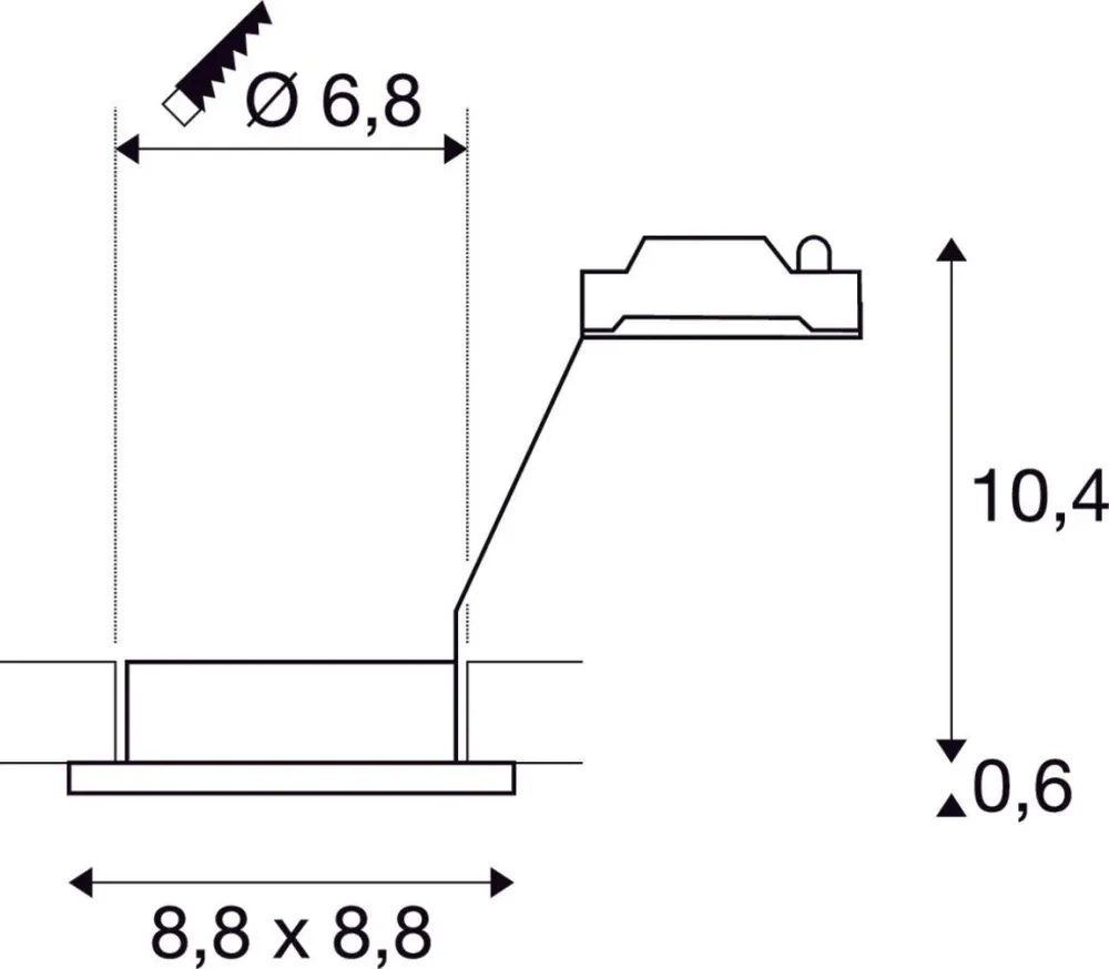 SLV Buitenlamp DOLIX OUT IP65 Grijs