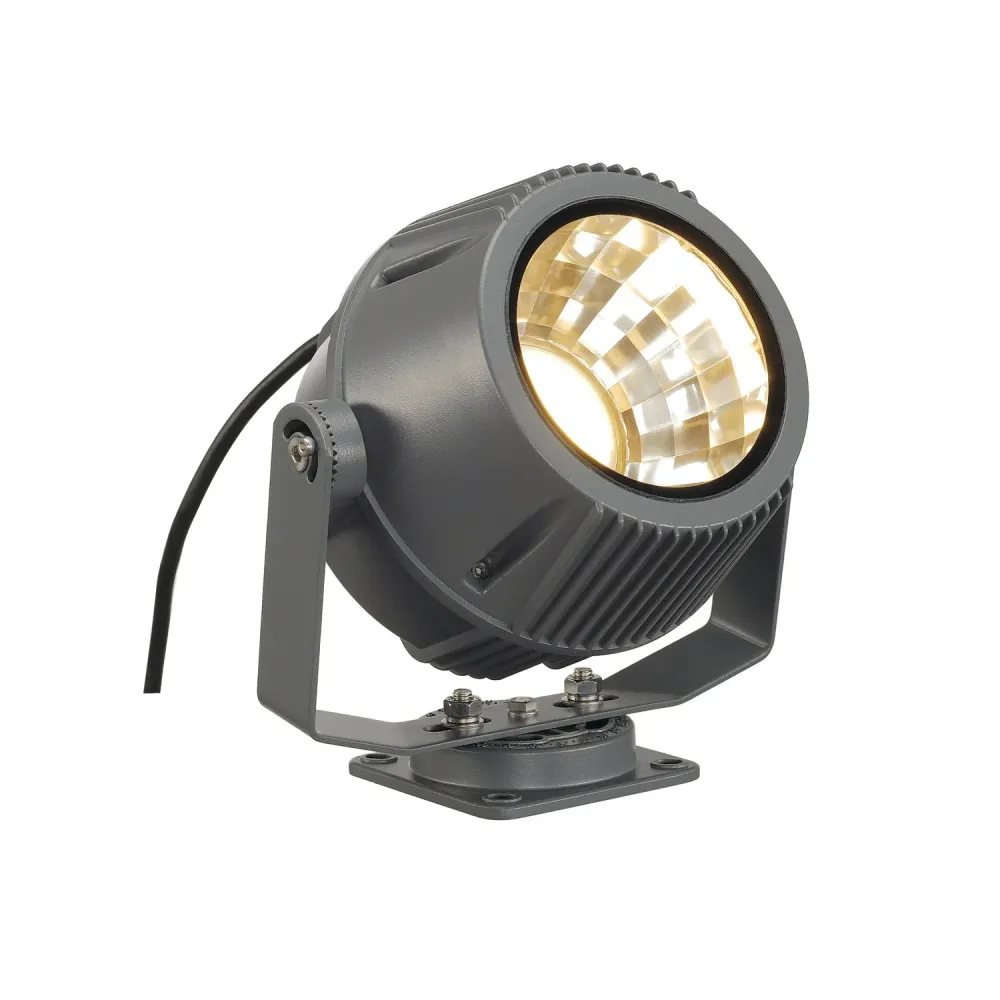 SLV Buitenlamp FLAC BEAM® IP65 Grijs met Siliconen Handvat
