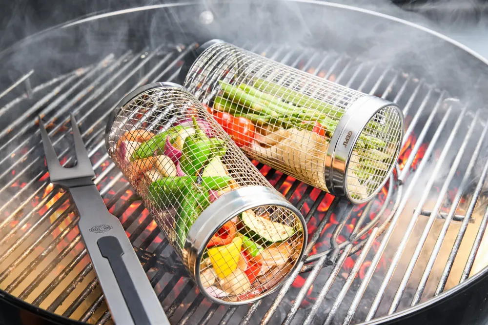 Gefu BBQ Groentemand rond