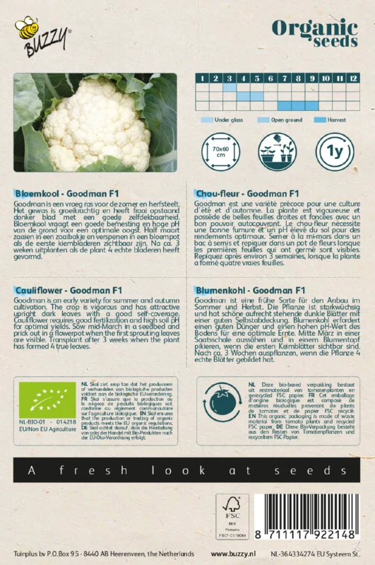 Bloemkool Buzzy Organic