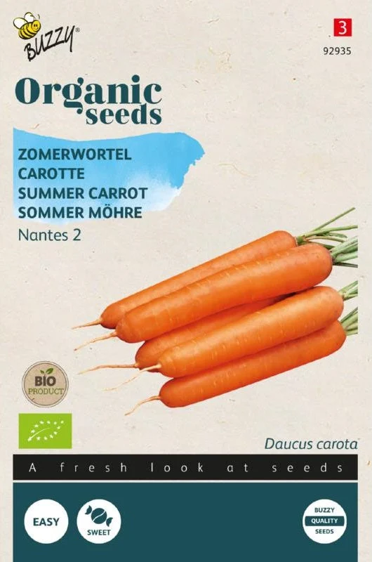 Zomerwortelen Buzzy Organic