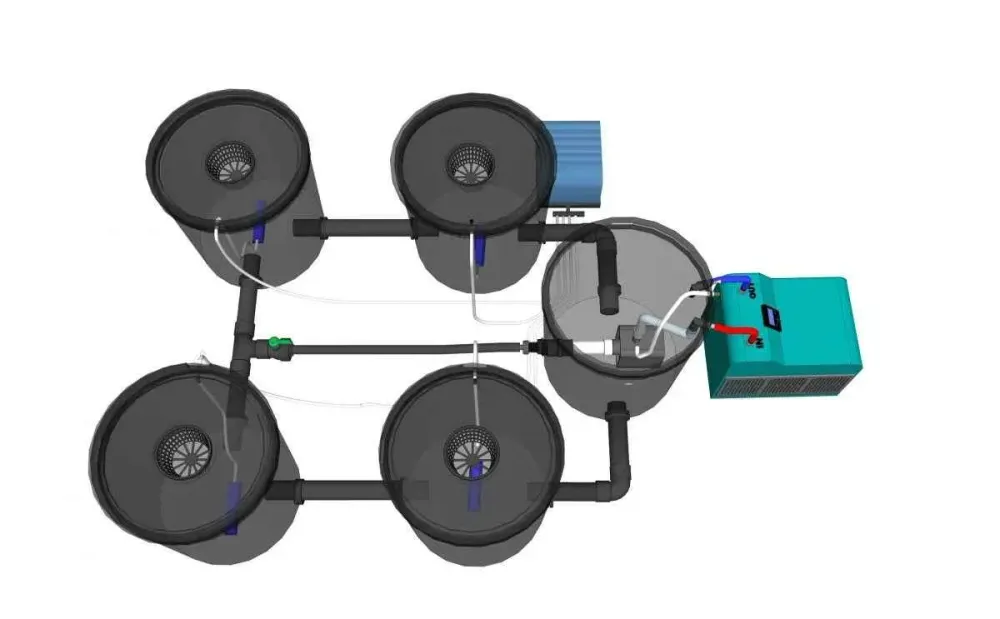 TECOPONIC HY500 Water Chiller – Voor Tanks tot 500 Liter