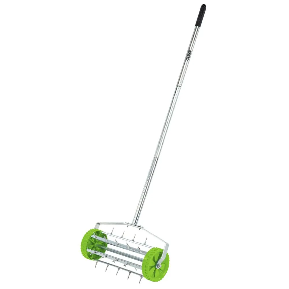 Draper Tools Gazonbeluchter trommel rollend 450 mm groen Makkelijk Opbergen
