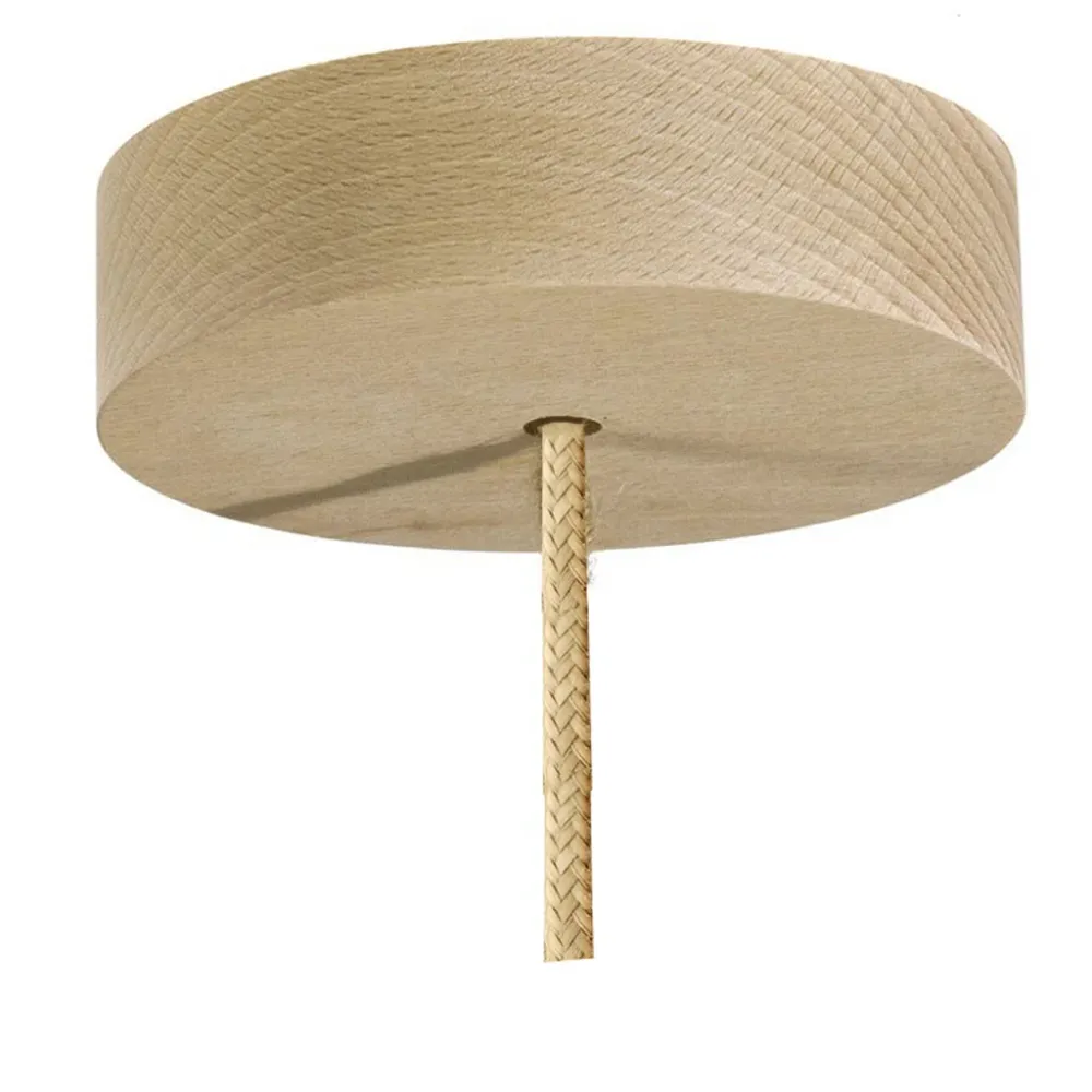 Hanglamp Fragile - hout en papier - D 36 cm RIF