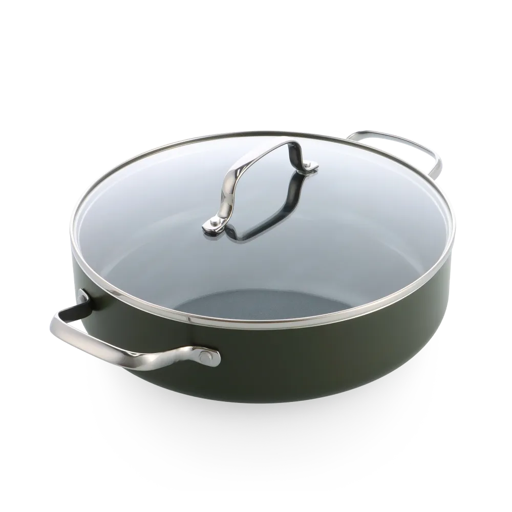 Dagelijkse kost Hapjespan met deksel 28cm GreenPan BE