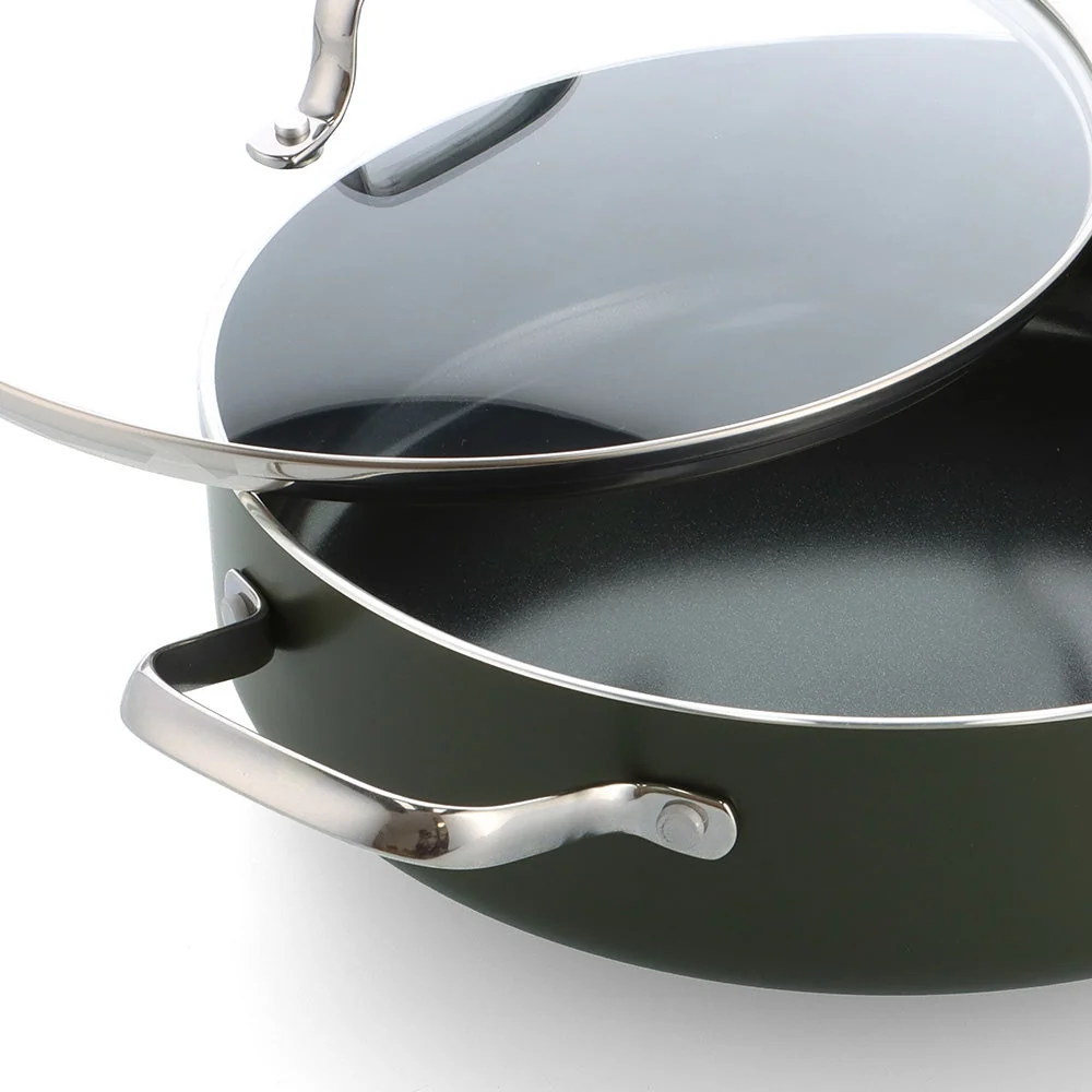 Dagelijkse kost Hapjespan met deksel 28cm GreenPan BE