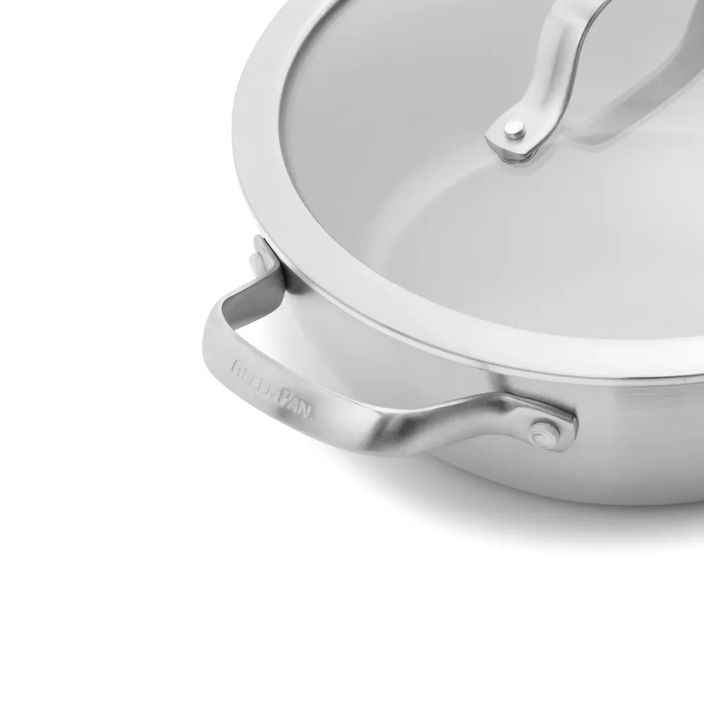 Venice Pro Hapjespan 30cm met deksel GreenPan NL