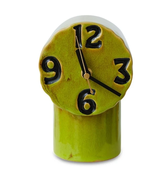 ACL0003 Retro ceramic clock olive HKliving