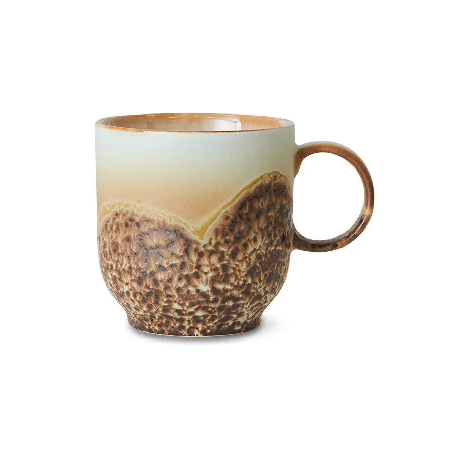KST0010 70s ceramics: café mug, shell HKliving