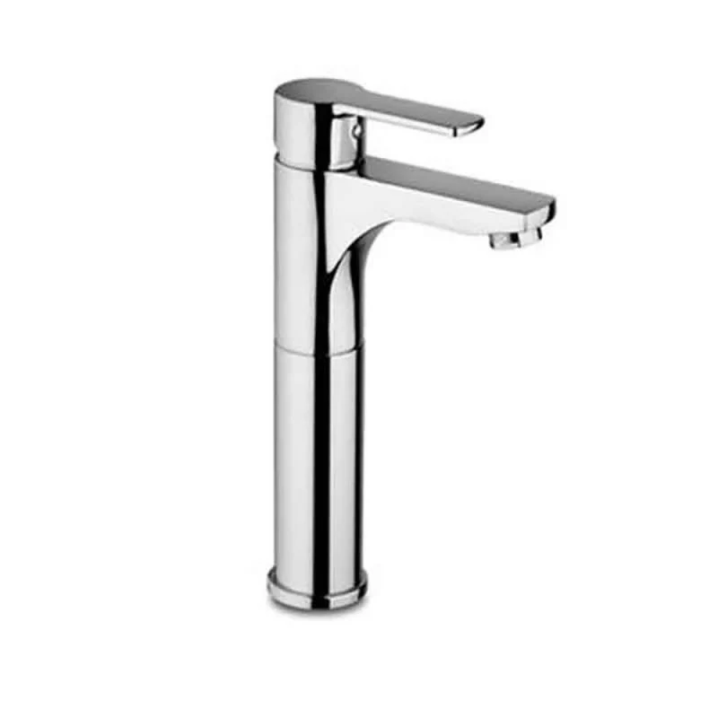 Koudwater Hoog basin mixer Paffoni Red complete flex hoses