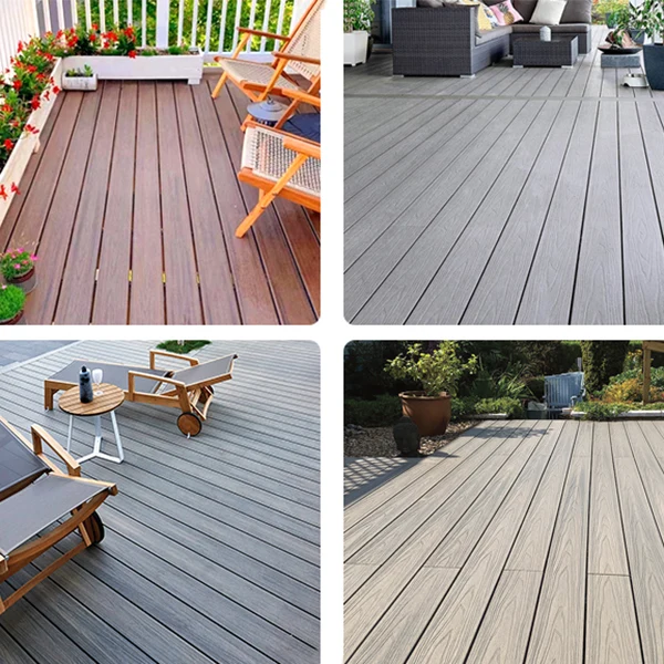 Grote Rectangular Wood Deck/Patio Flooring Tiles Interlocking Outdoor Flooring
