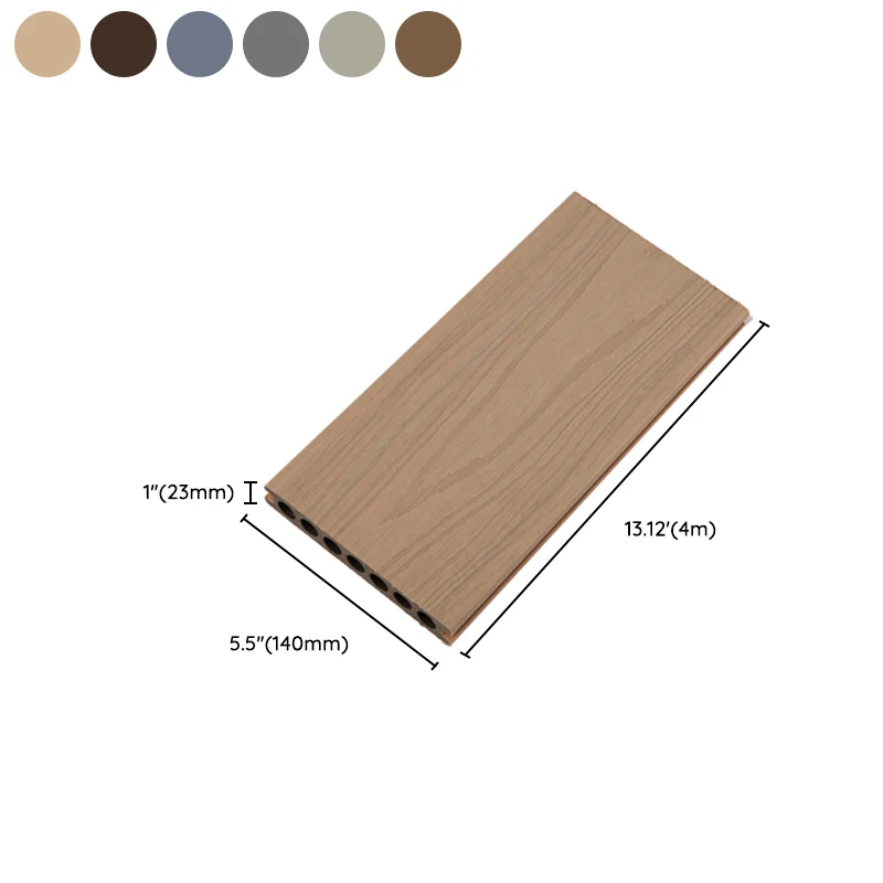 Grote Rectangular Wood Deck/Patio Flooring Tiles Interlocking Outdoor Flooring
