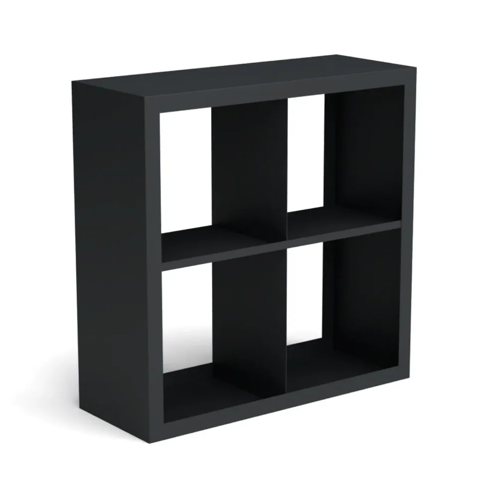 Stalen houtopslag met 4 vakken 100x38,5x100 cm