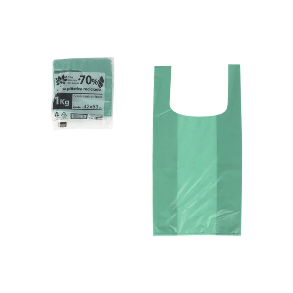 Multifunctionele tas Inde Groen 42 x 53 cm (10 Stuks)