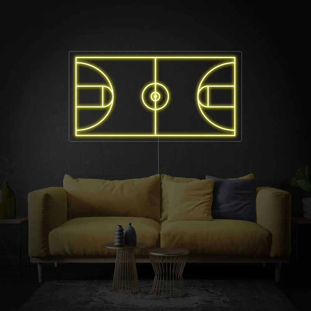 "Basketbalveld" Neon Verlichting