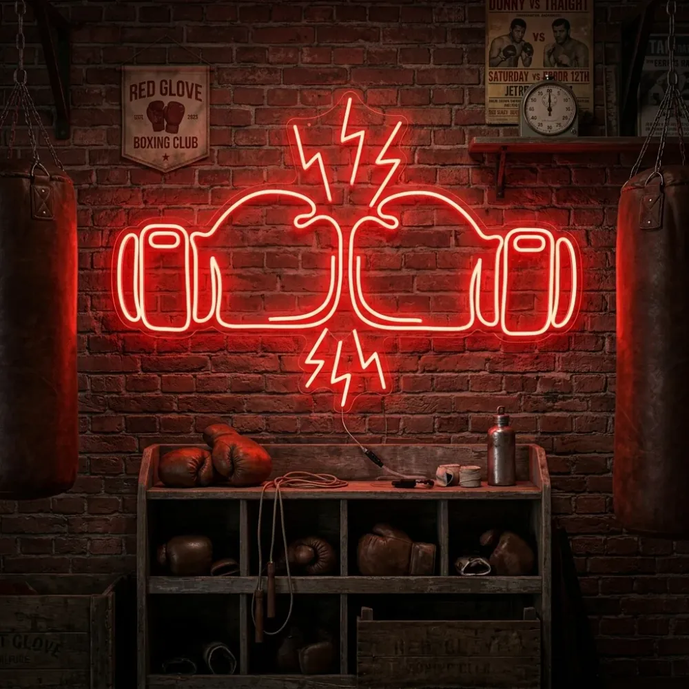 "Vechten Boksen" Neon Verlichting HAPPYNEON8