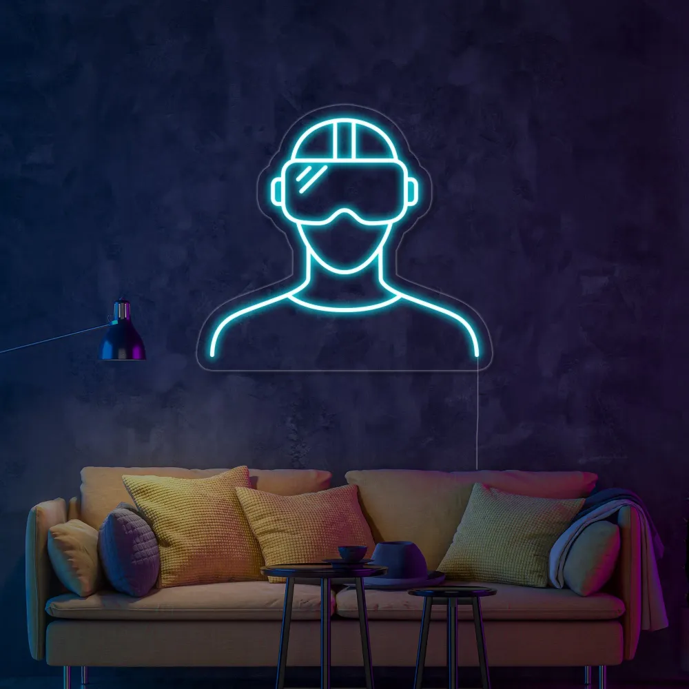 "VR Headset" Neon Verlichting